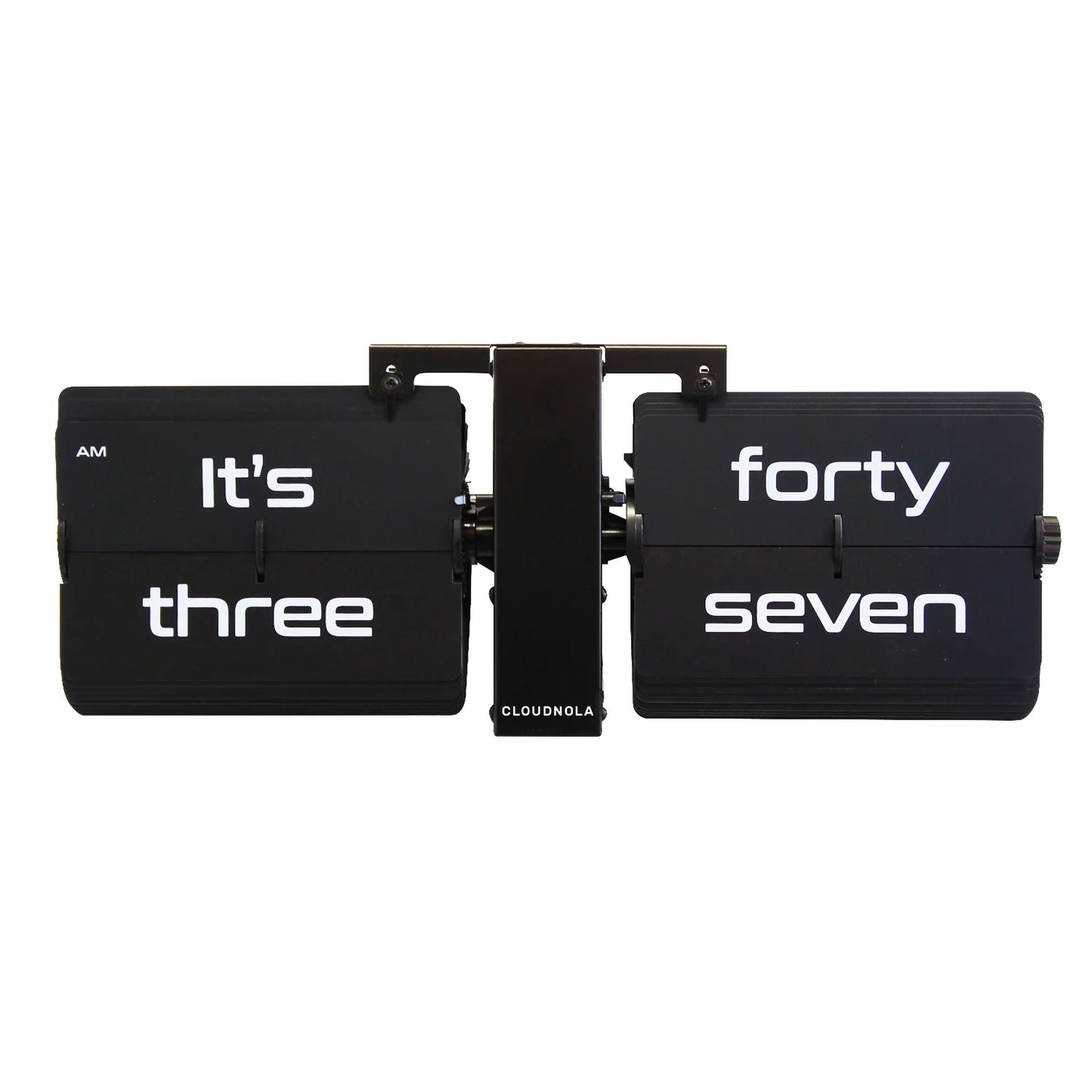 Flipping Out Text English Black - Flip Clock