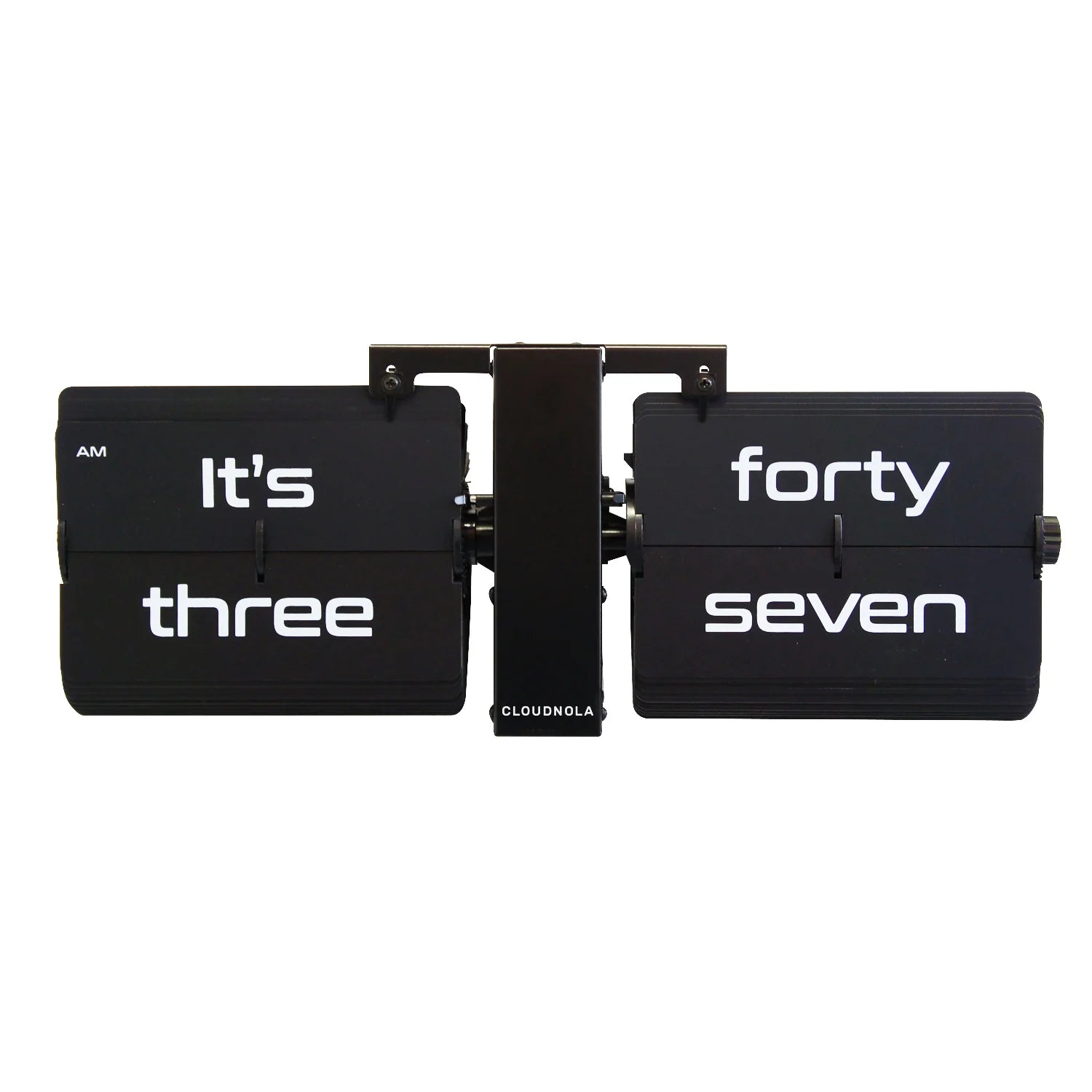 Flipping Out Text English Black - Flip Clock