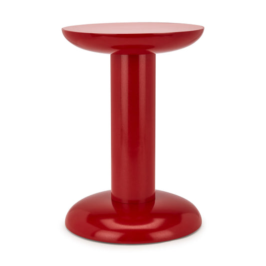 Raawii Recycled Aluminum Thing Stool by George Sowden - Carmine Red