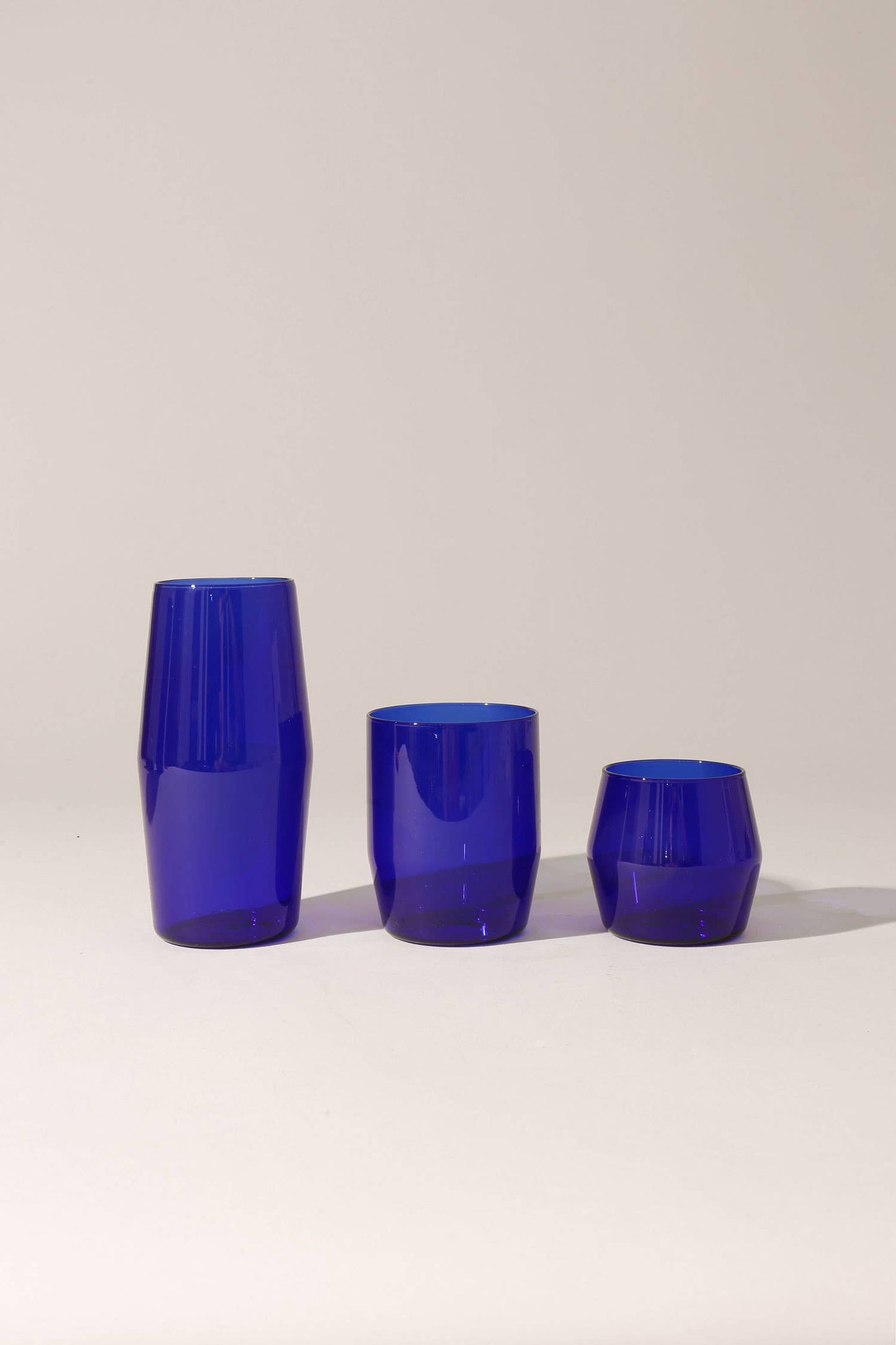 Century Cobalt Glass Set