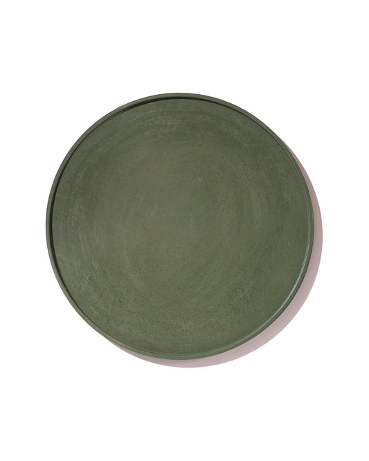 9" Concrete Vanity Tray - Moss Green