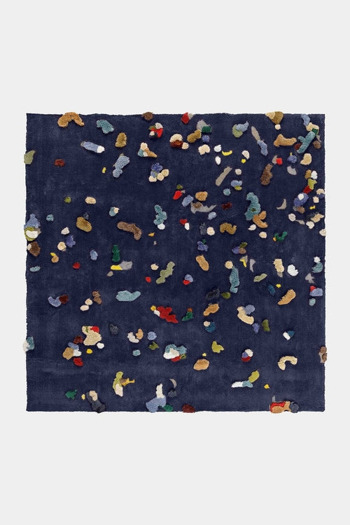 Chaos Rug Dark Blue