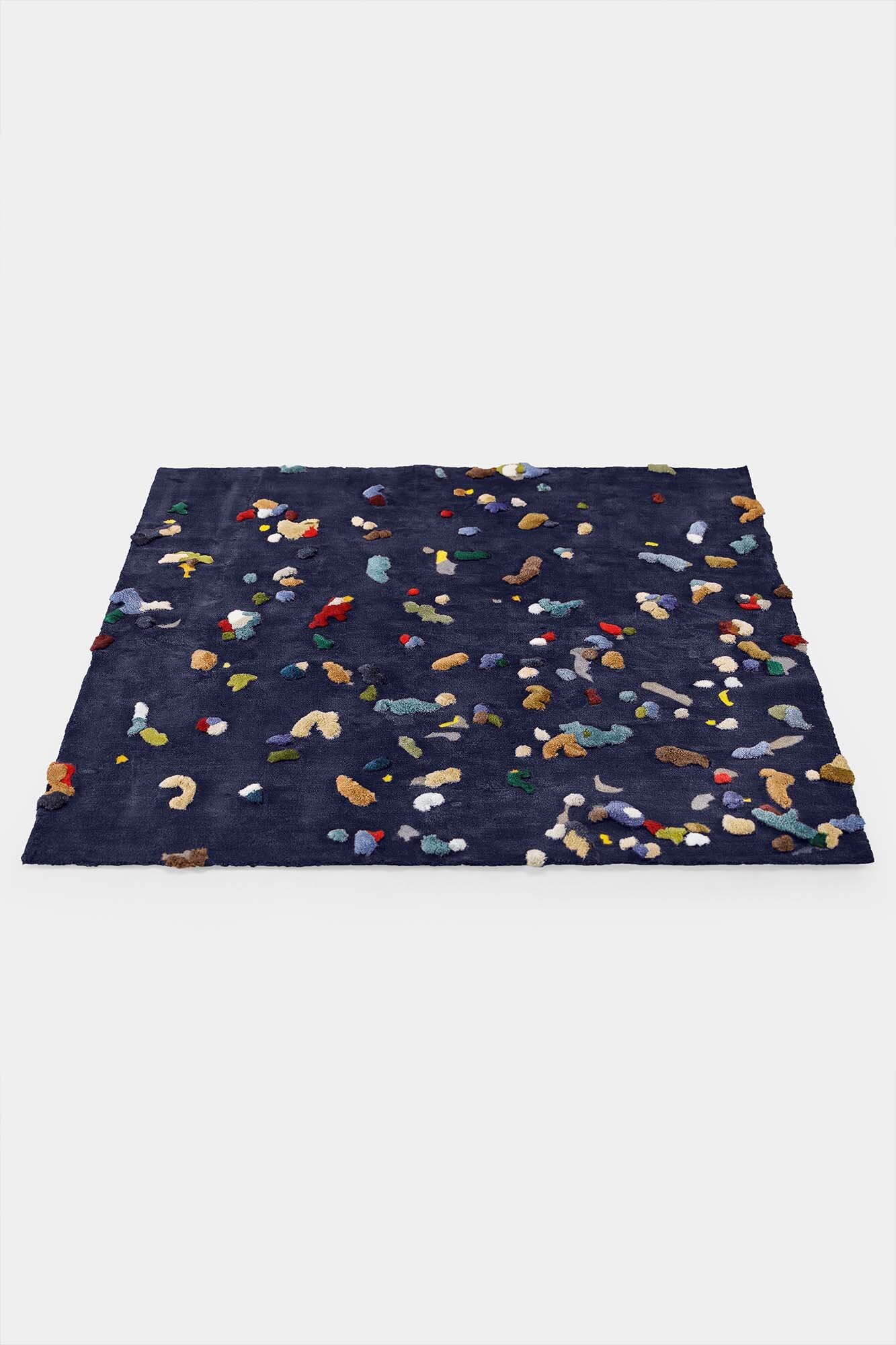 Chaos Rug Dark Blue