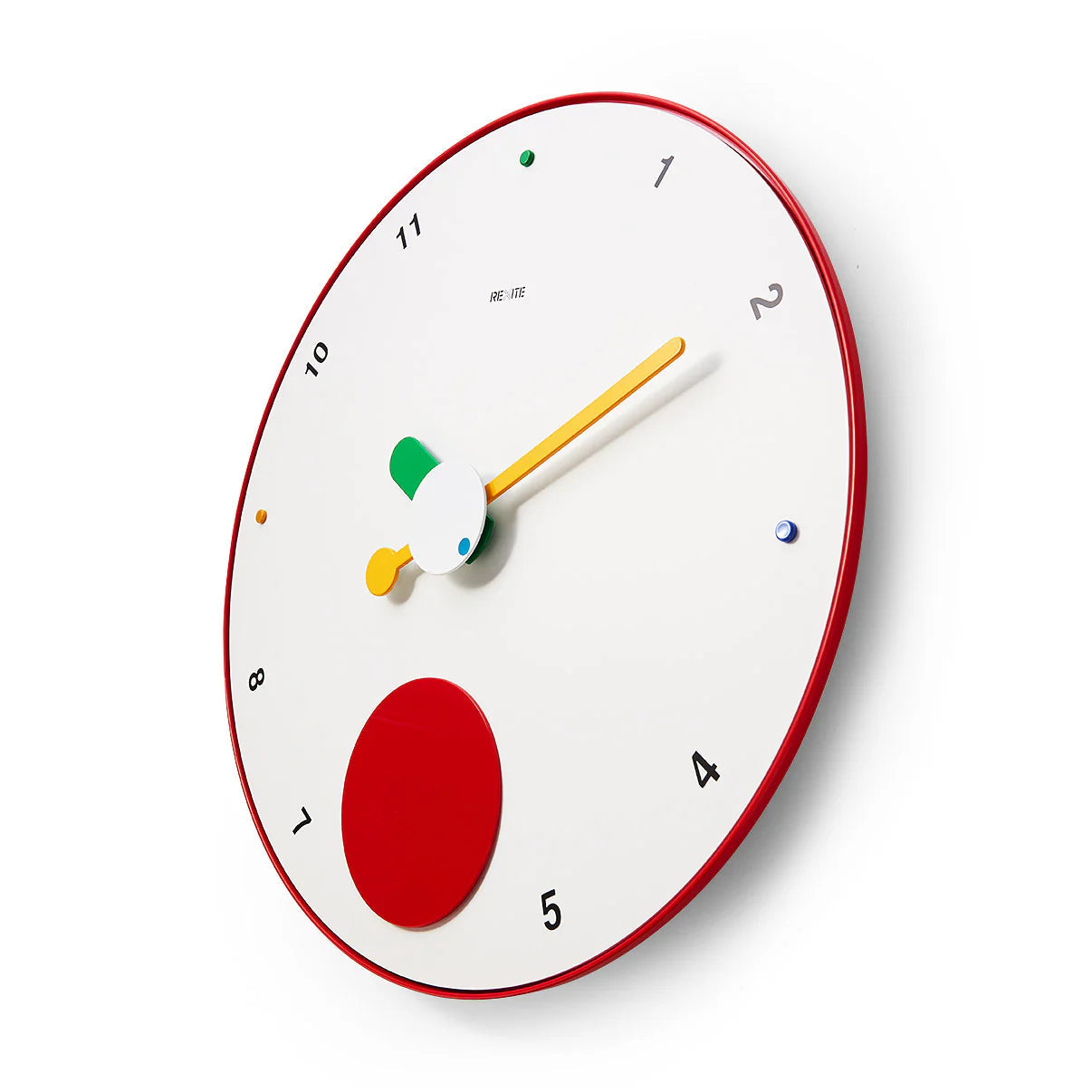 Contrattempo Wall Clock - White