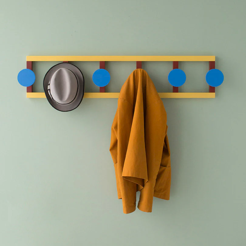 Raawii Hooks Coat Rack by Nathalie Du Pasquier - Large