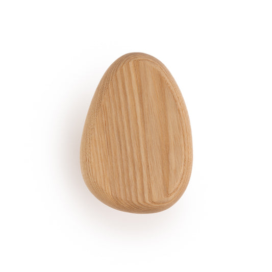 DROP Wooden wall hook, Natural Wood