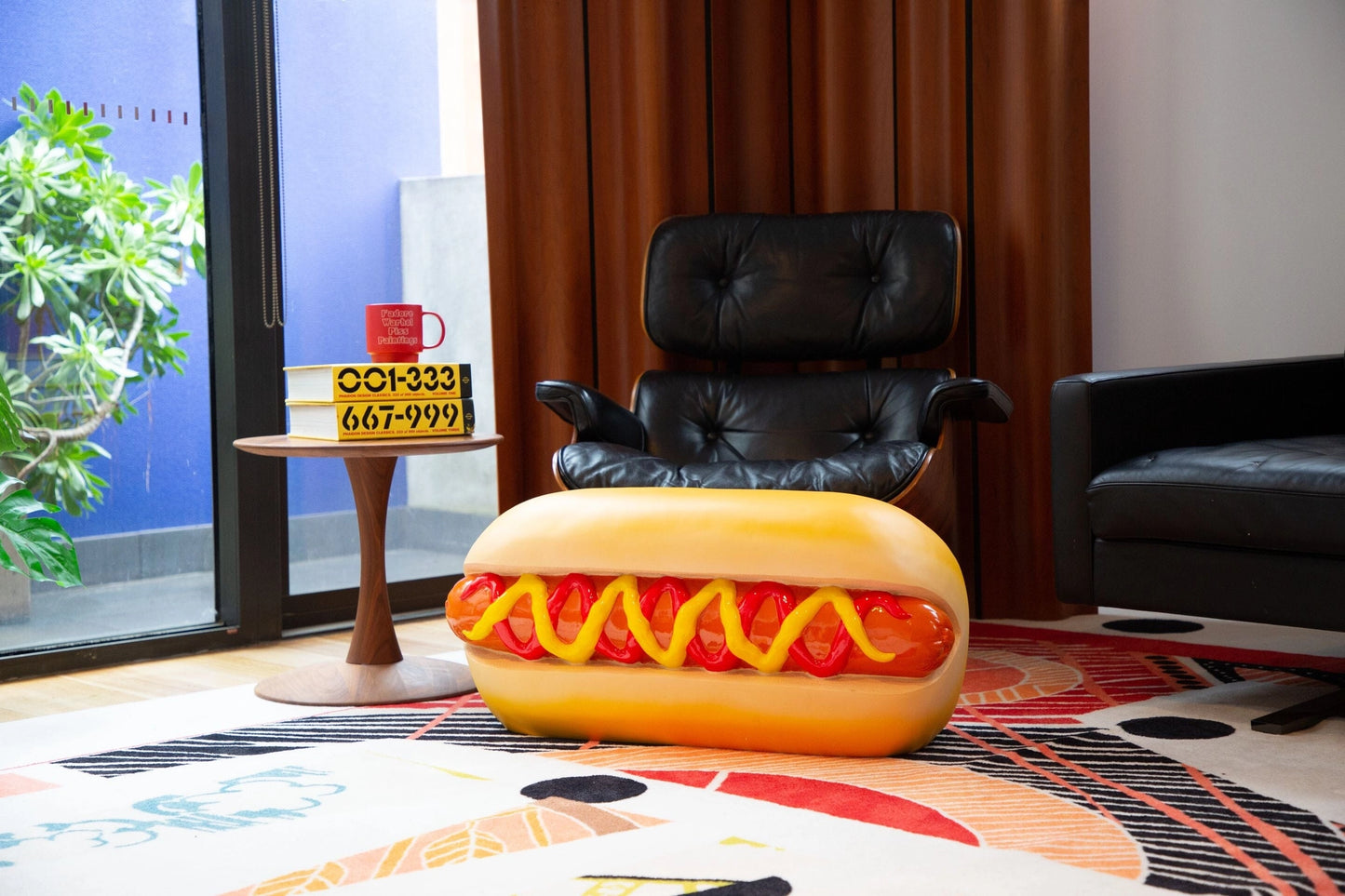 Giant Hot Dog Stool