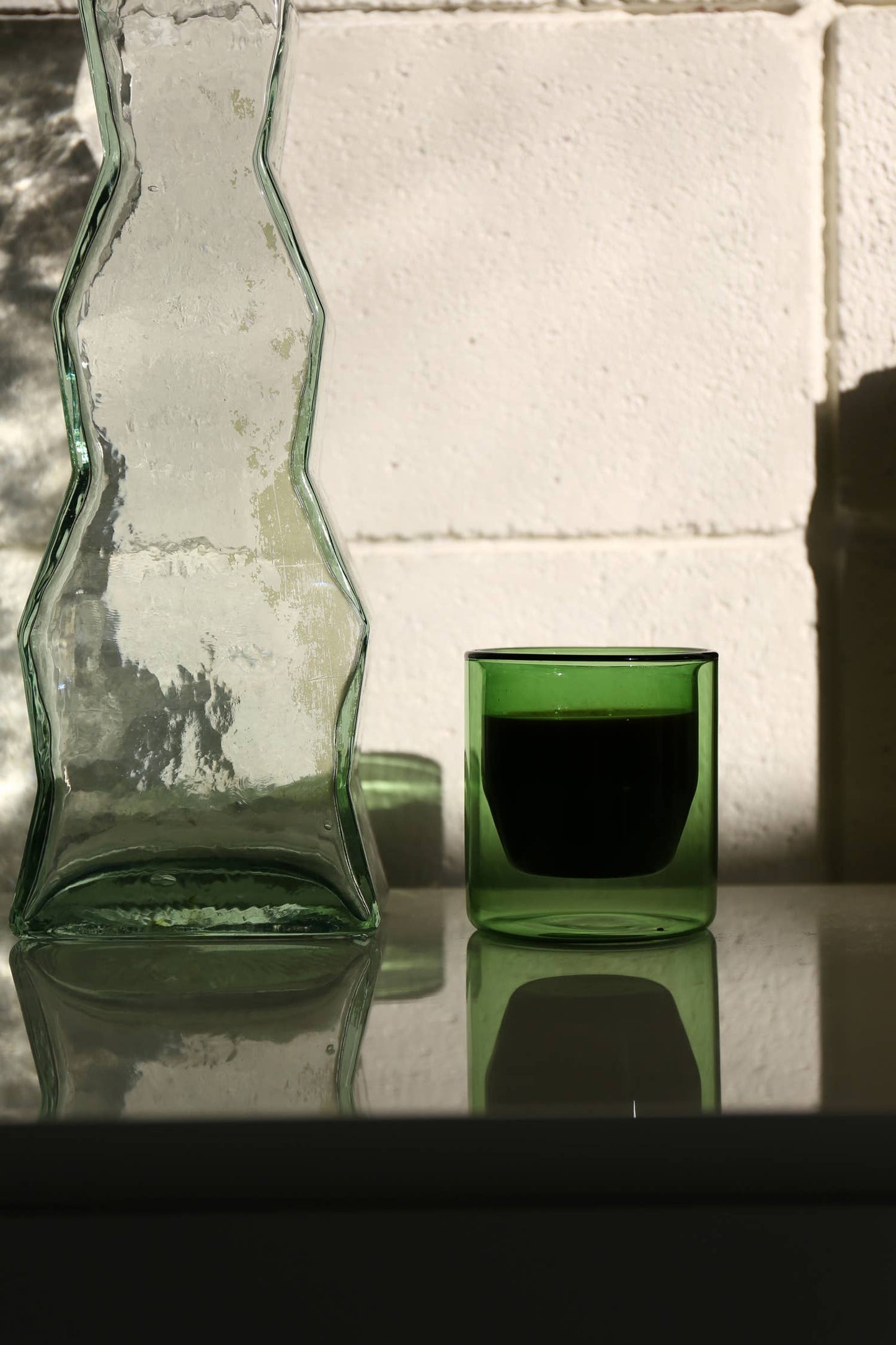 Double-Wall Verde Glass Set