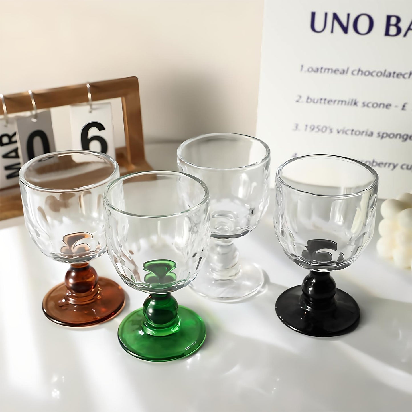 Retro Wine Glasses