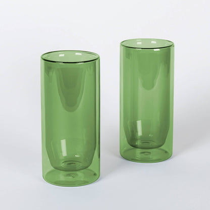 Double-Wall Verde Glass Set