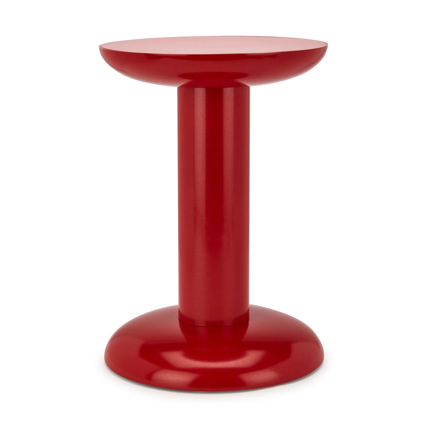 Raawii Recycled Aluminum Thing Stool by George Sowden - Carmine Red