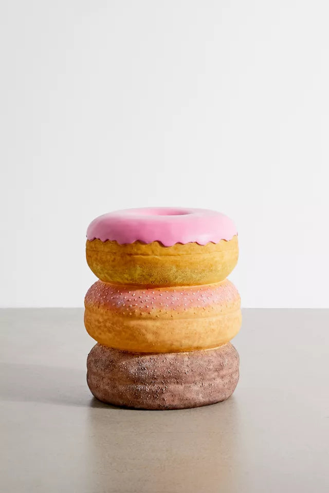 Giant Pink Donut Stool