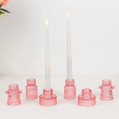 Retro Glass Candle Holder