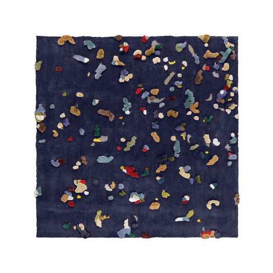 Chaos Rug Dark Blue