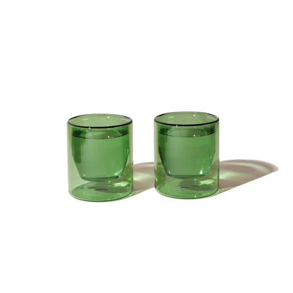 Double-Wall Verde Glass Set