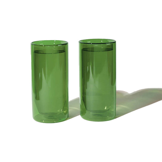 Double-Wall Verde Glass Set