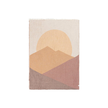 Boho Throw Blanket l Salmon