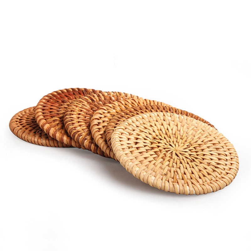 Rattan Coasters Sets