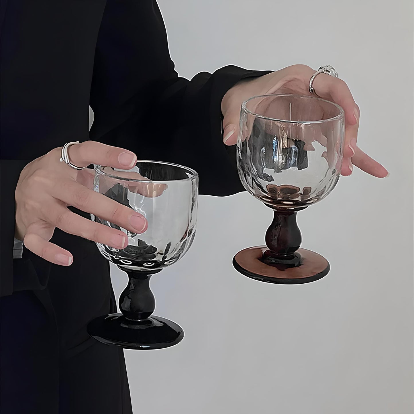 Retro Wine Glasses