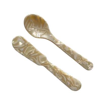 Seashell Spoon and Knife Set