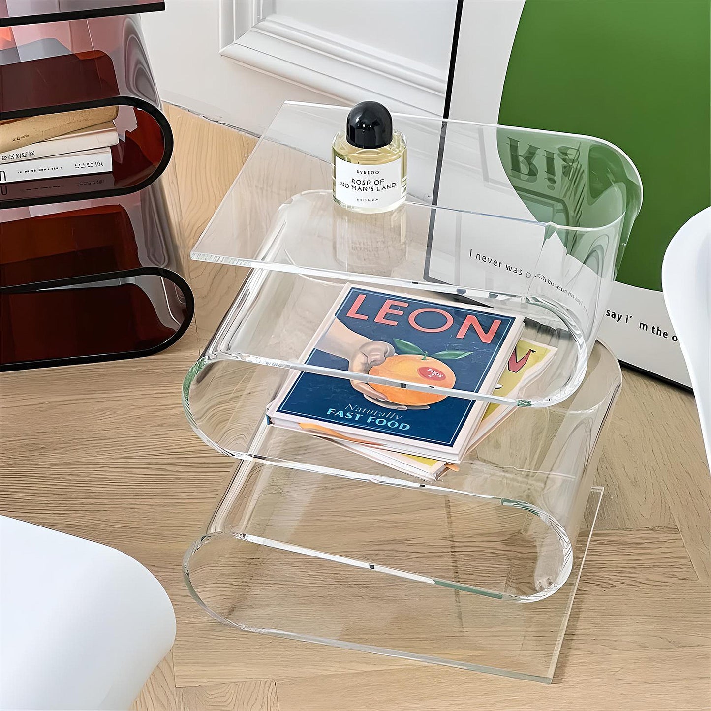 Akryl Acrylic Side Table