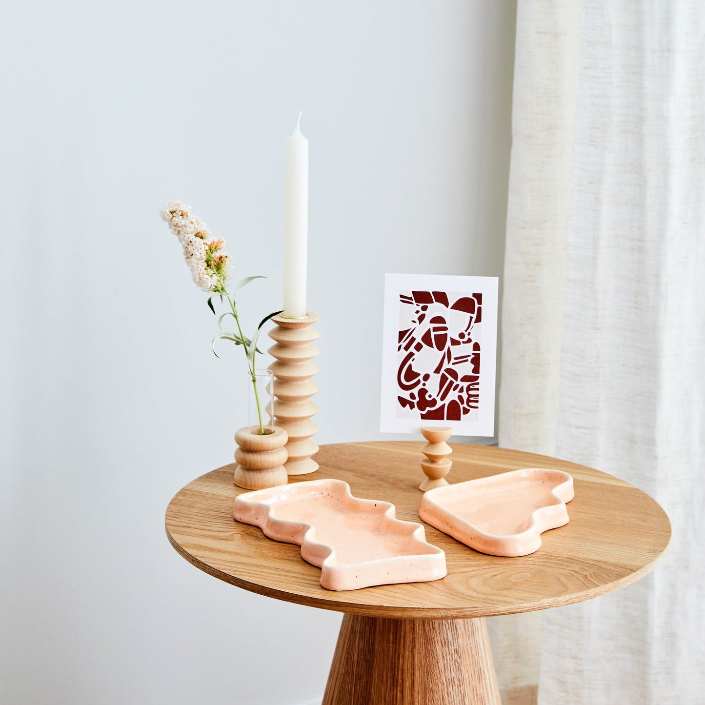 Totem Wooden Candle Holder - Short Nº 1