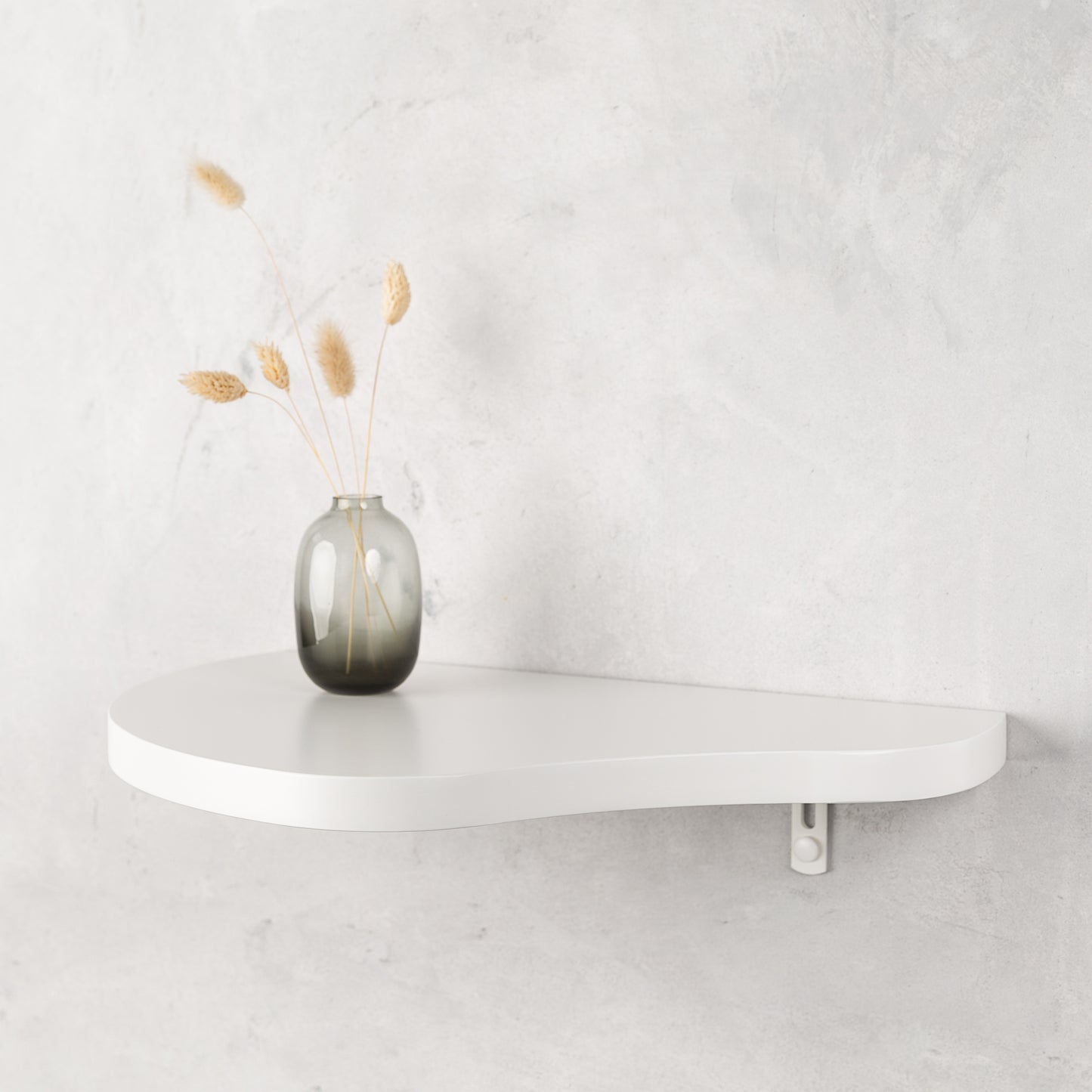 MOSS Small wall shelf, White