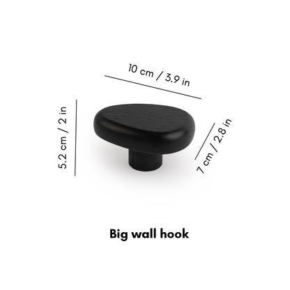 DROP wall hook, Black