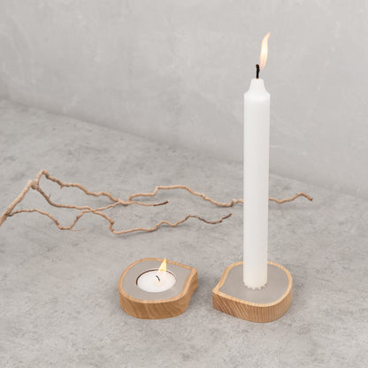 Taper candle or tealight holder | Ashwood