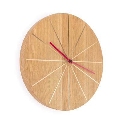 SUNNY Wall Clock Red