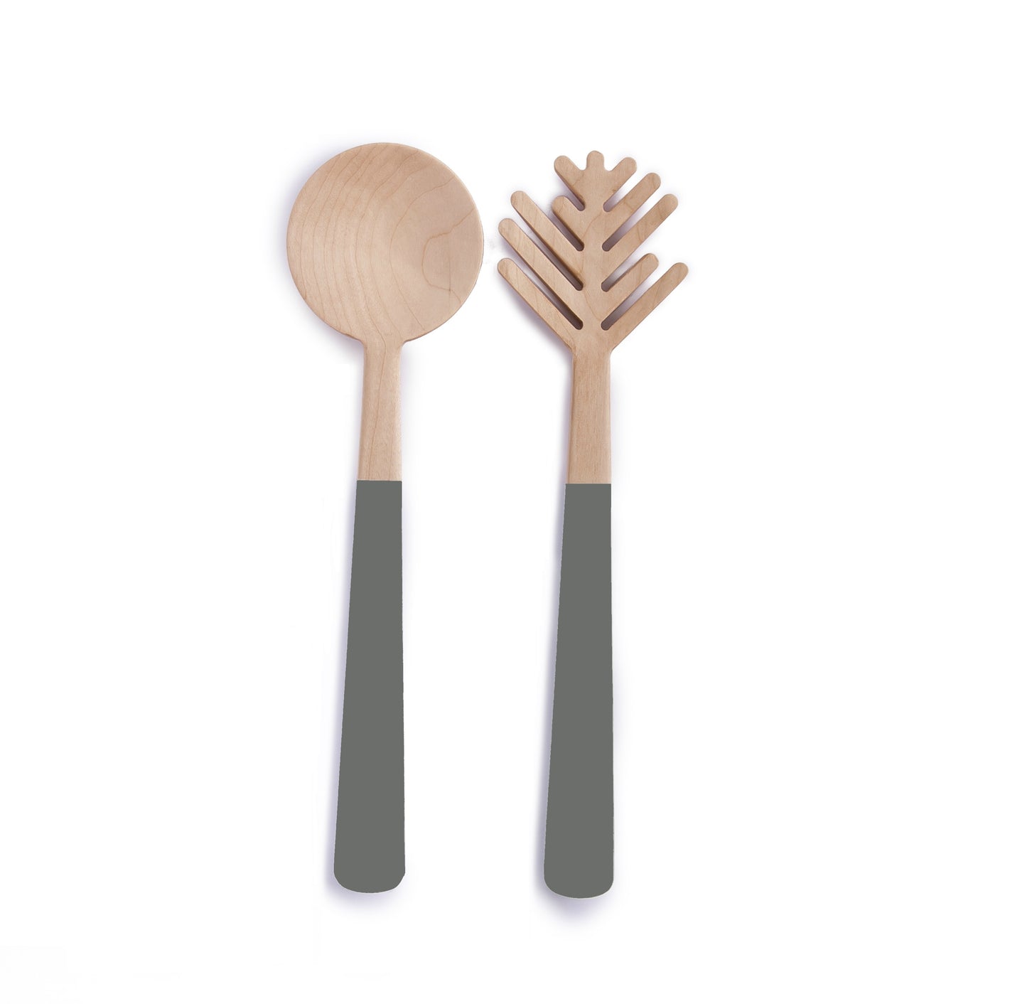 PINE NEEDLE Wooden salad servers