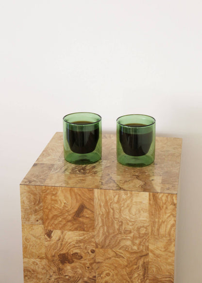 Double-Wall Verde Glass Set