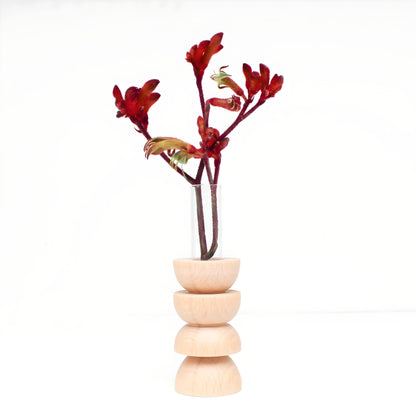 Totem Wooden Vase - Medium Nº 4