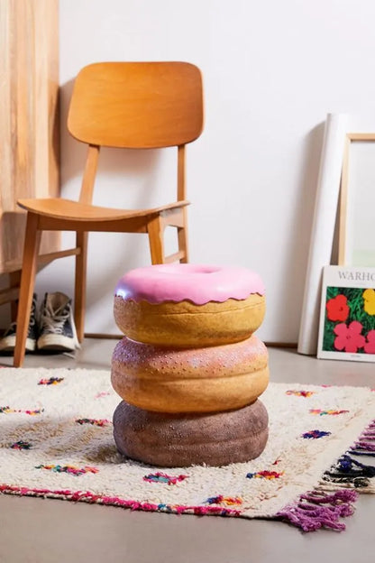 Giant Pink Donut Stool