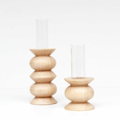 Totem Wooden Vase - Short Nº 5