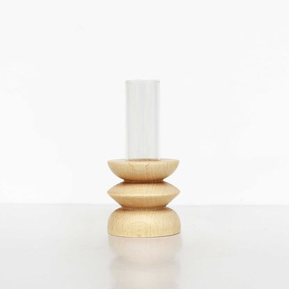 Totem Wooden Vase - Short Nº 3