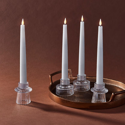 Retro Glass Candle Holder